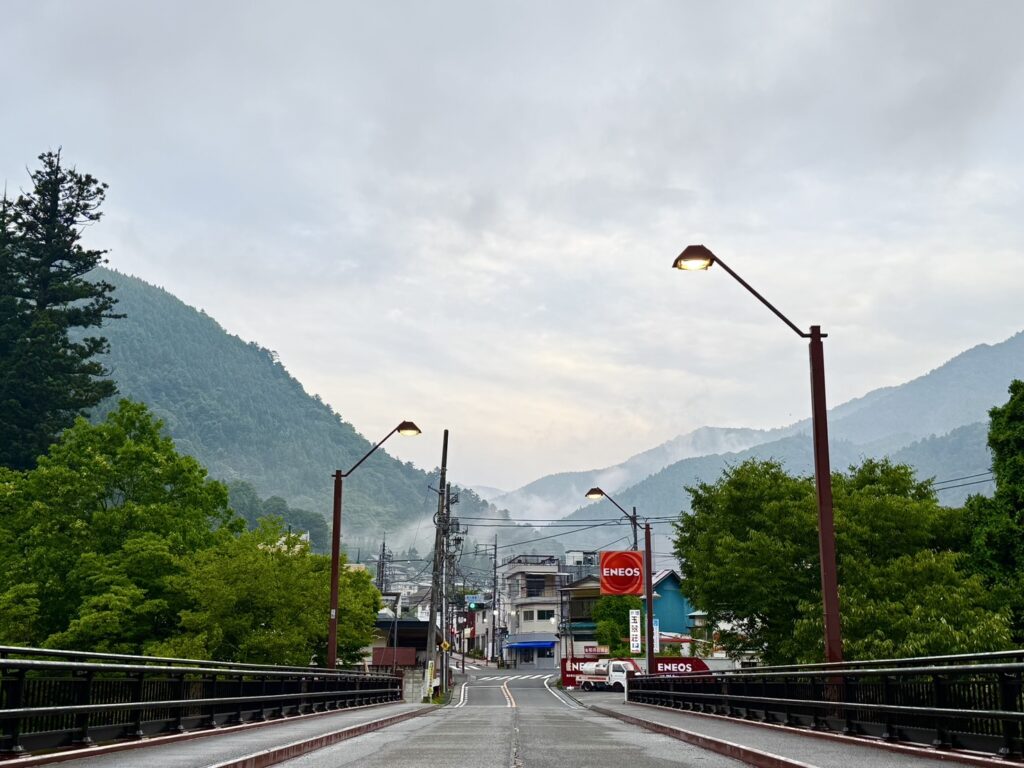 奥多摩駅近く
